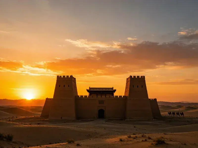 Jiayuguan + Yangguan + Yumenguan: Standing at the End of the Silk Road Watching Desert Smoke