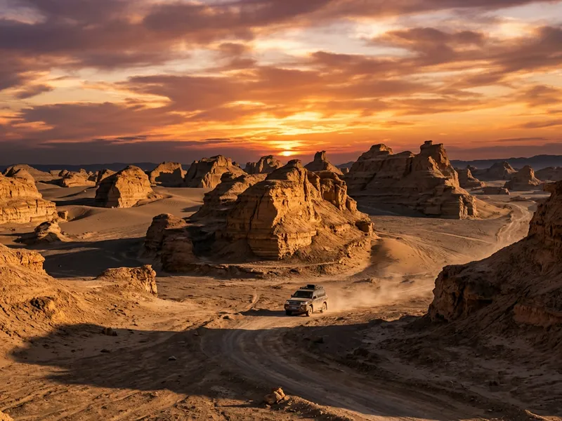 Dunhuang Yadan Devil City Guide: Sunset & Off-Road Tour - Spot Guides