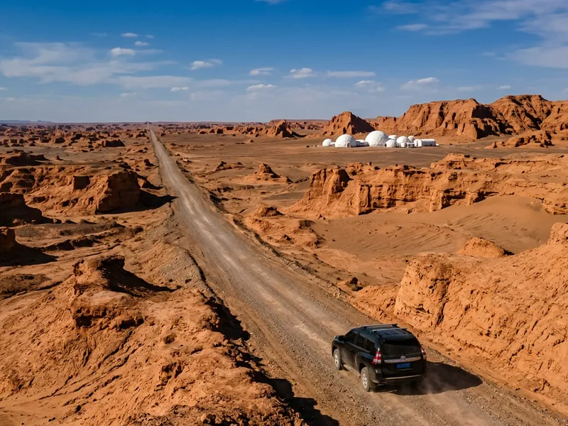 Qinghai Mars Highway Self-Driving: Lenghu & Eboliang Mars Camp
